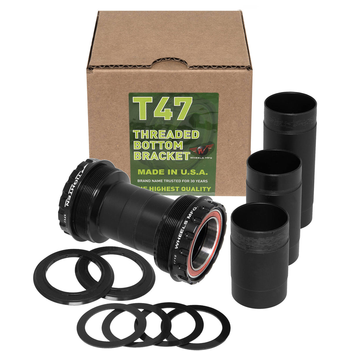 Kola Výroba kol MFG spodní držák T47 Outboard BB30 ACB černá