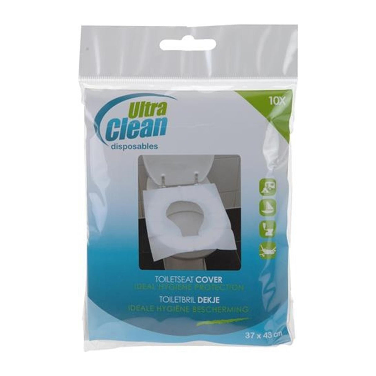 Copriwater Ultra Clean, scatola da 10 pezzi