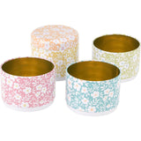 Excellent houseware voorraadblik stapelbaar 4-delig