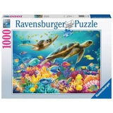 Ravensburger jigsaw puzzle blue underwater world, 1000 pcs.