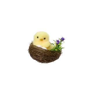 Chick in Nest Foam 4 Assorti påske