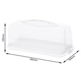 Rotho Fresh Cakeoos Rechteck 36x16.5x16,5 cm Weiß transparent
