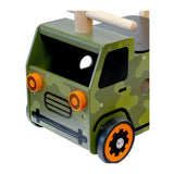 I'm Toy run push truck army truck