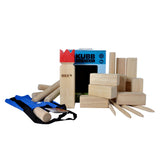 Kubb original Rubberhout com Red King