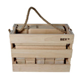 Kubb em caixa de madeira