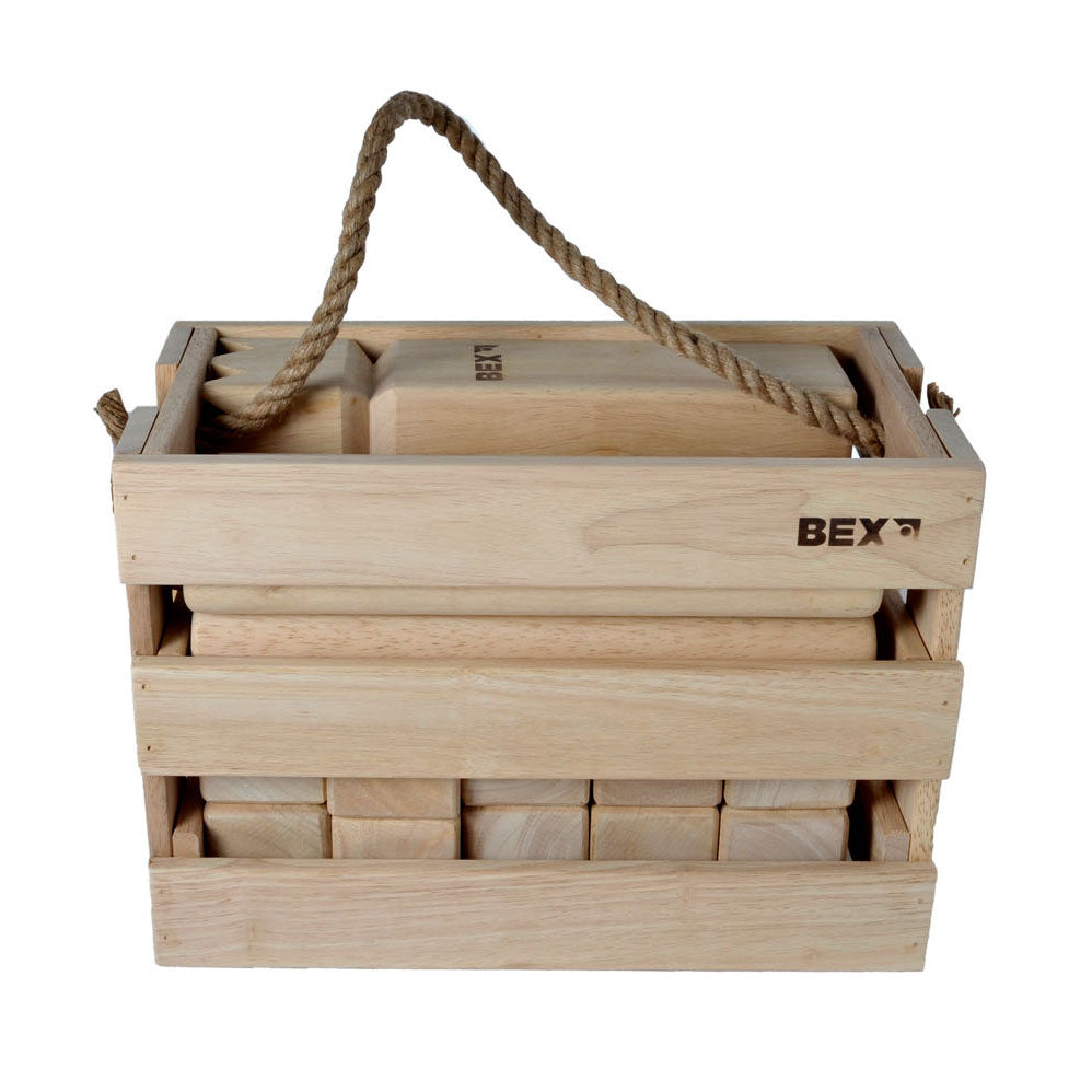 Kubb in wooden box