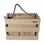 Kubb em caixa de madeira