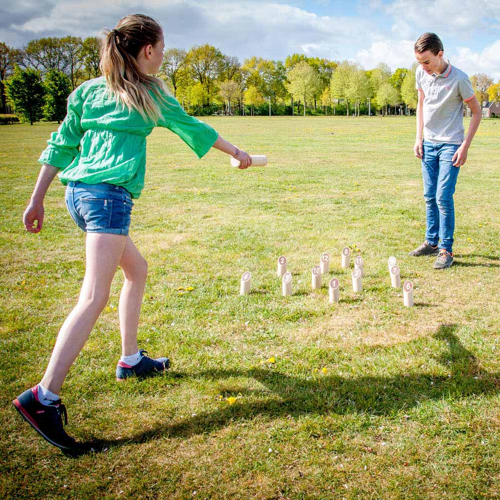 Numéro Kubb Bois en caoutchouc d'origine