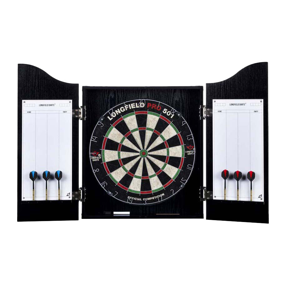 Abi træ CNET med sisal dartboard inkl. Dartset
