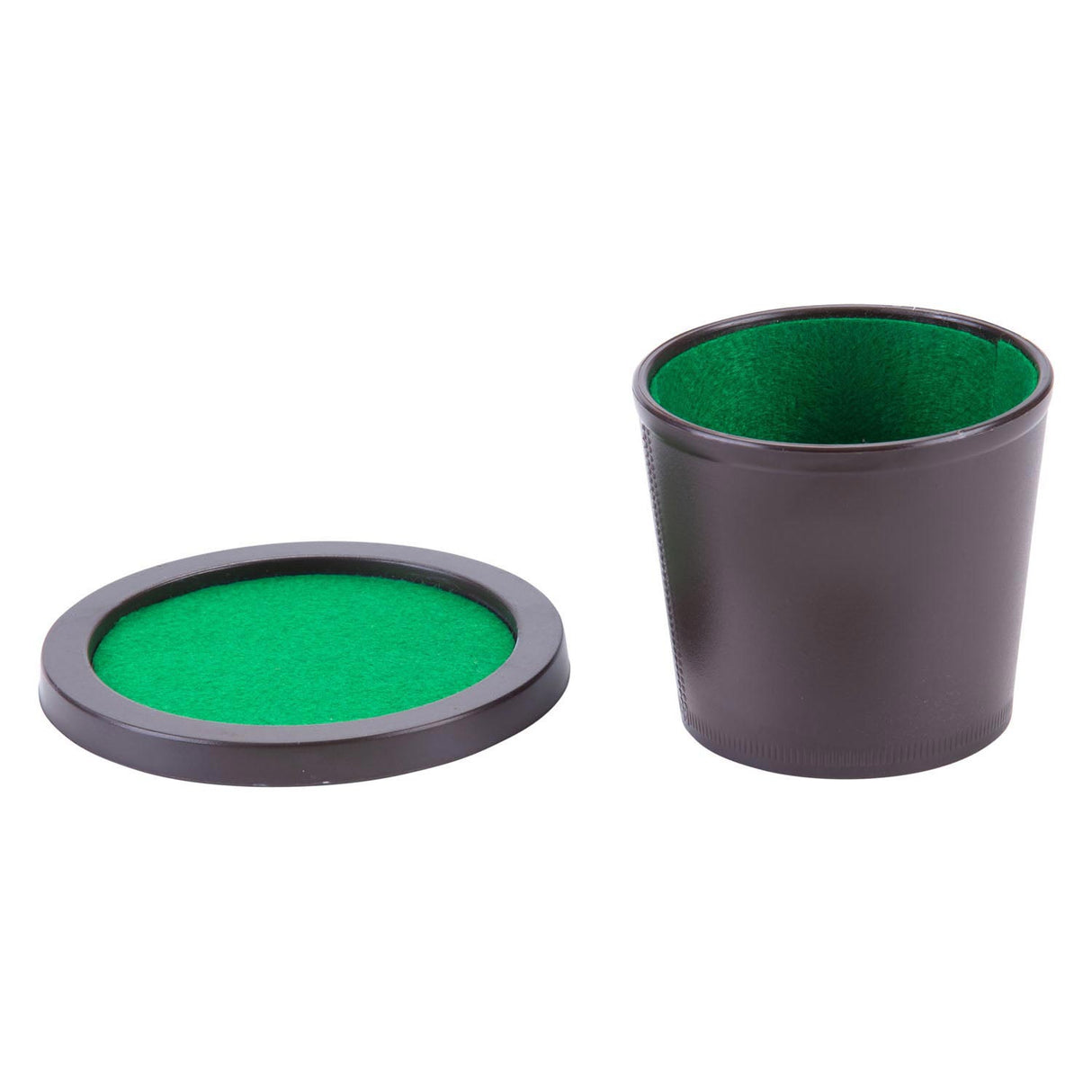 Poker cup with lid and dice