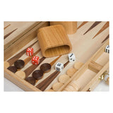 Backgammon Holzbraun 48 x 38 cm