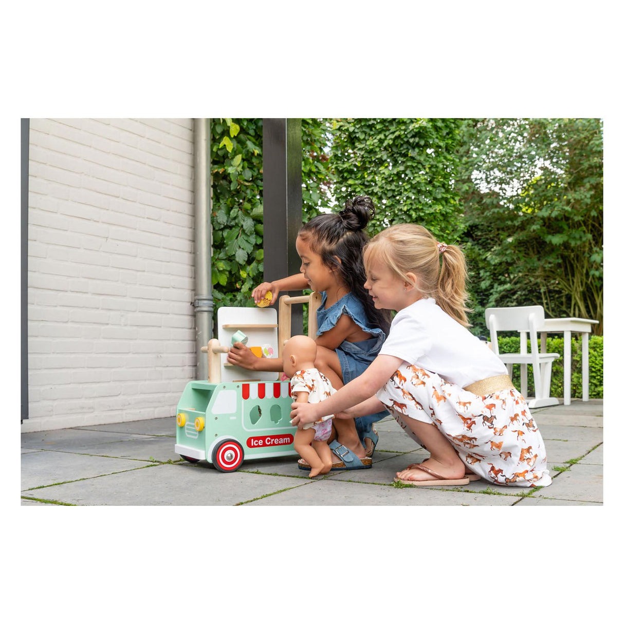 Ech toy Loop Dréckt Wagon Ijskar Junior Mintgroen