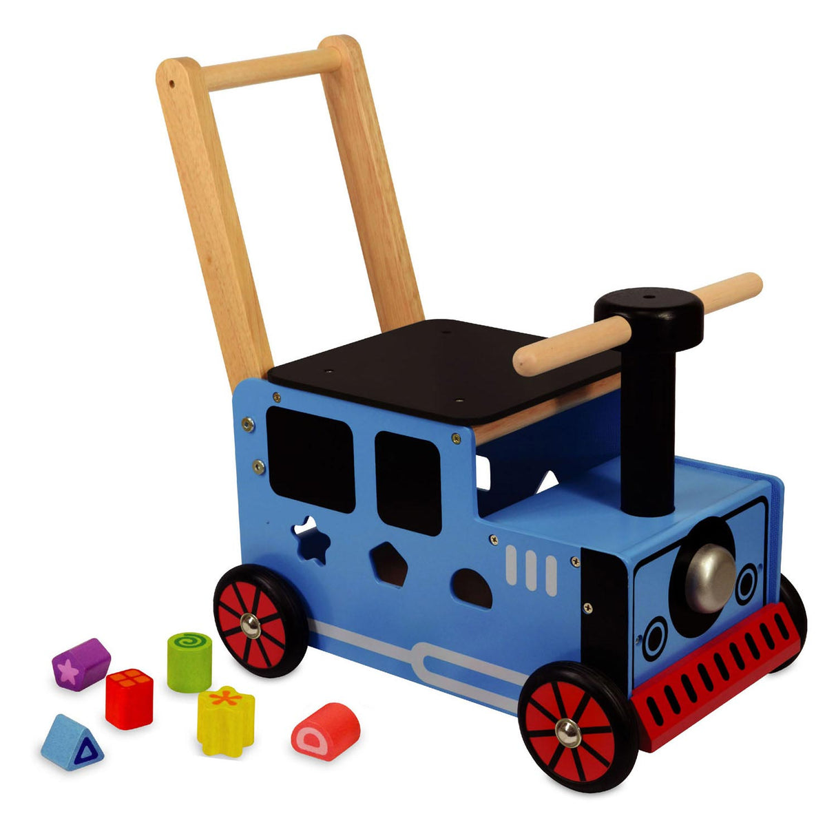 Ech toy Loop drécken Wagon an trainéieren Juniorblat schwaarz