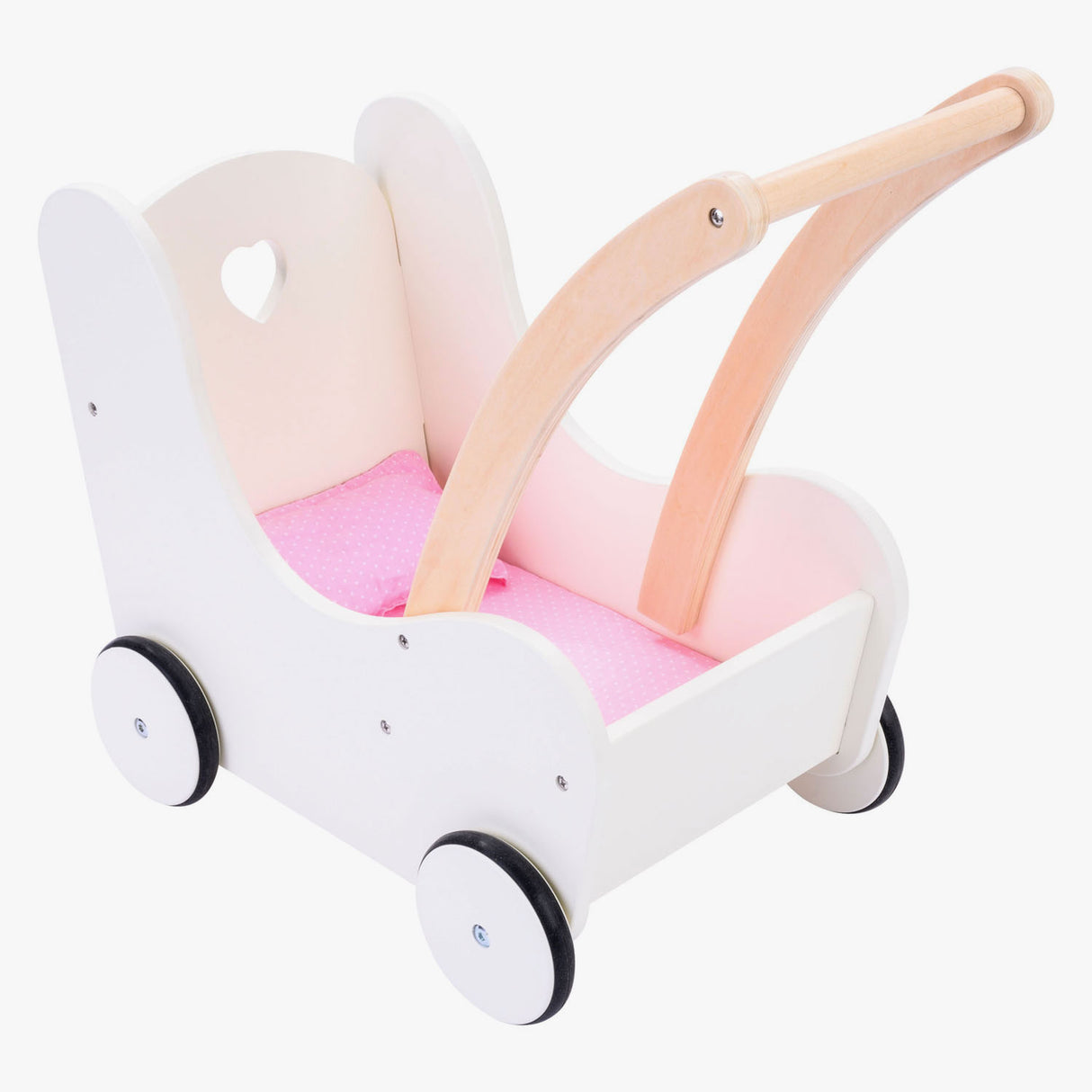 Bambola in legno -Dragon Pink White