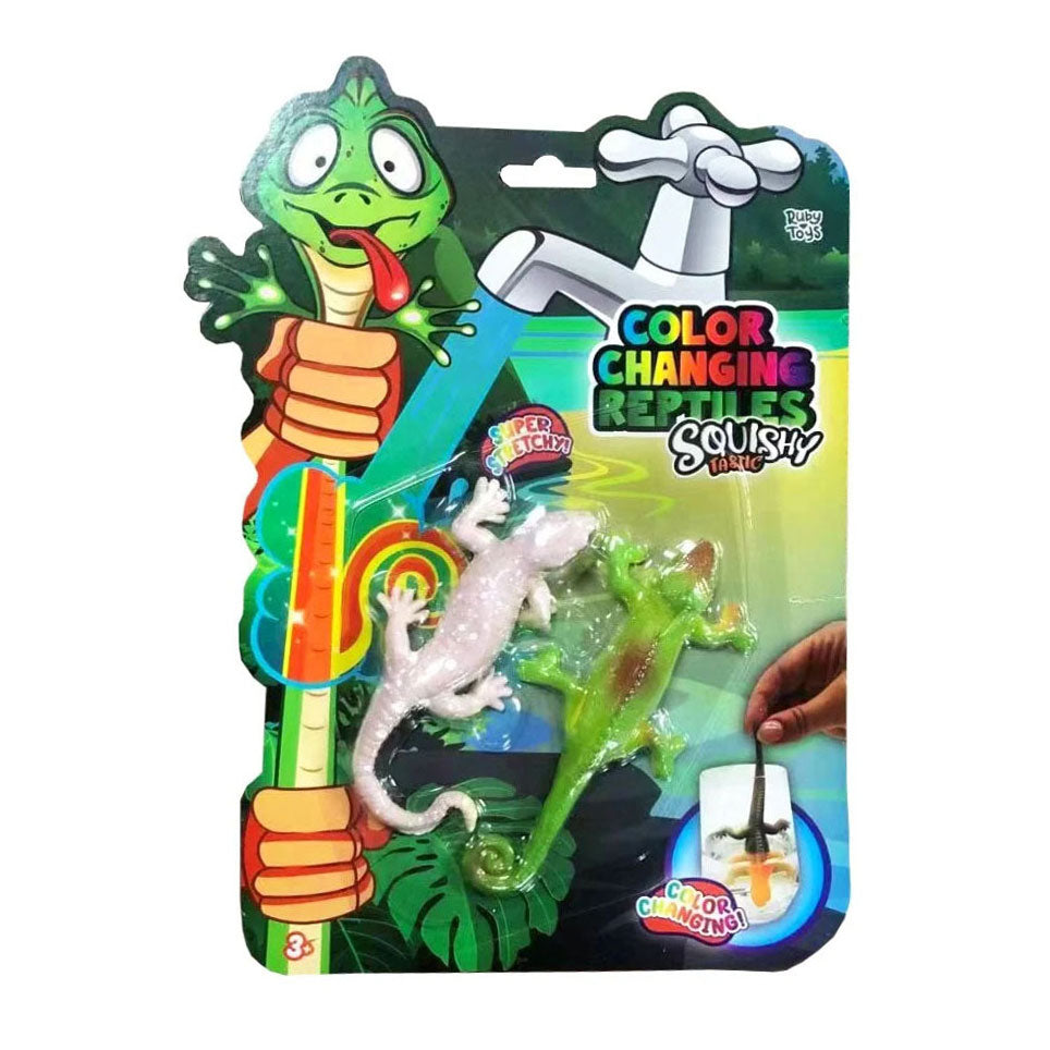 Squishy tastiske farveændrende krybdyr