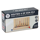 Vier-in-einer-Reihe-Spiel aus Holz
