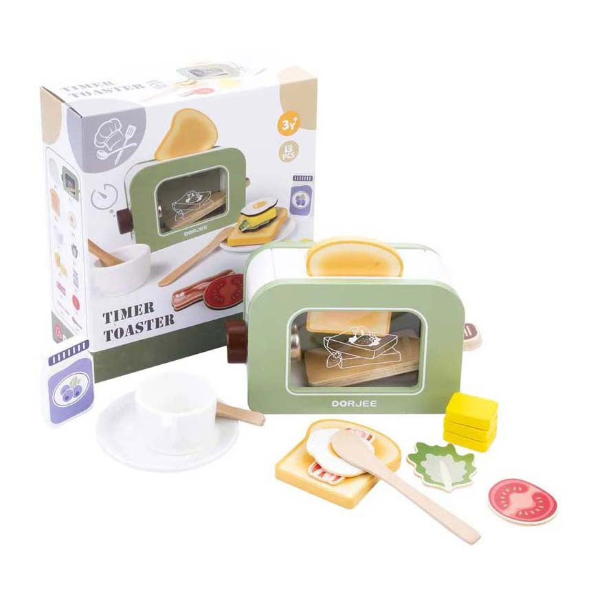Hëlze Toaster mam Timer