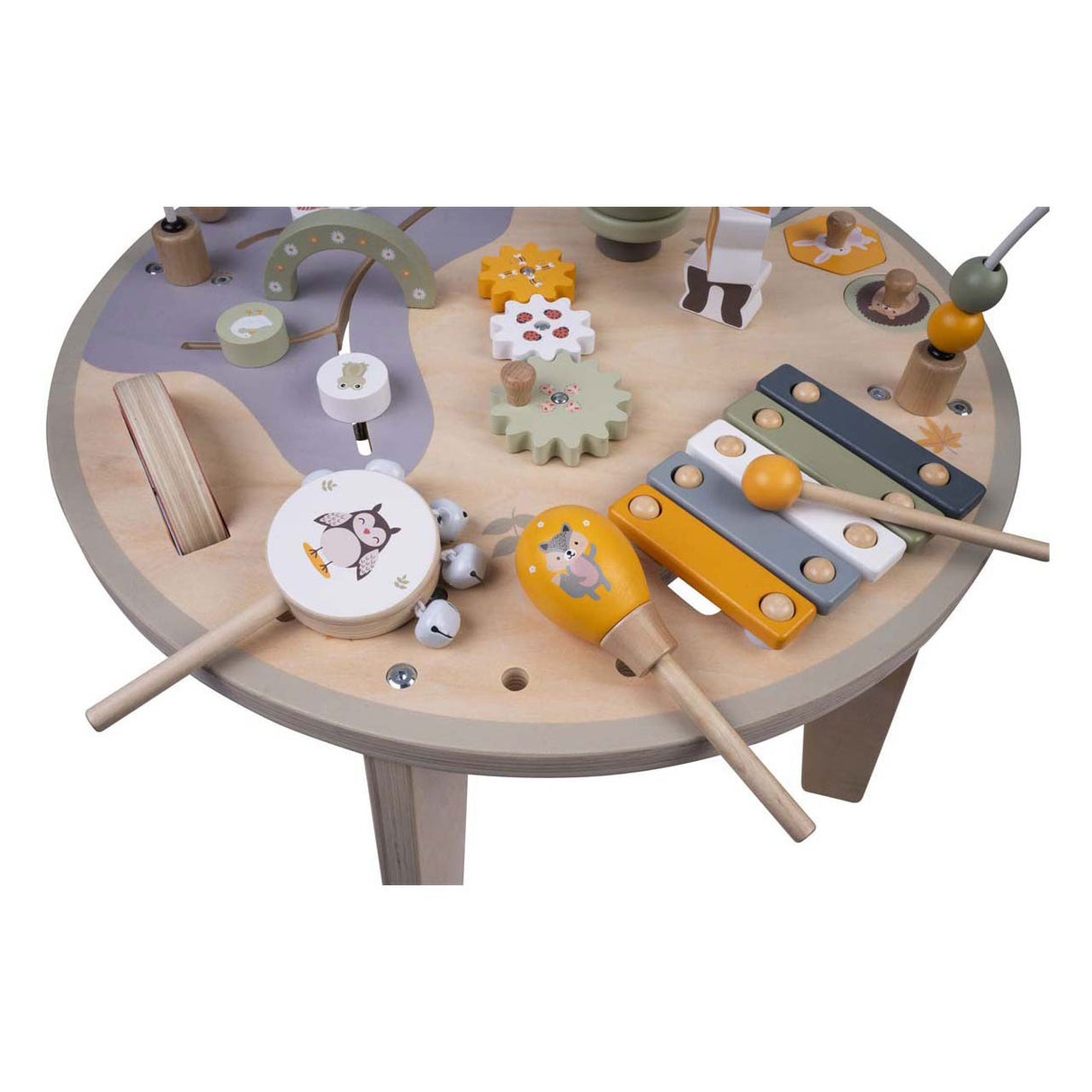 Wooden Activities Playing Table Jack Jacky
