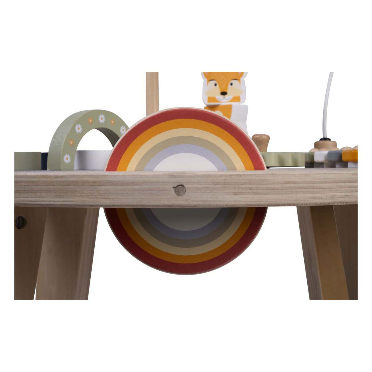 Attività di legno che gioca al tavolo Jack Jacky