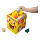 Holz Eenhoorn Form Sorter, 12 Stéck