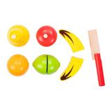 Houten snijset fruit