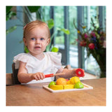 Houten snijset fruit