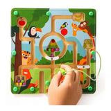 Magnetiska labyrintdjur - 22x22cm