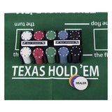 Engelhart komplett pokeren Set mat 200 Chips