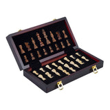 Wooden Chess Set Foldable Ash Wood