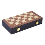 Jeu d'échecs pliable en bois de base 38,5x38,5x5,8 cm