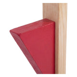 Engelhart Stilt Holz mat faarwege Foussstouss Set