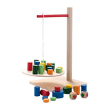 Longfield games Balance game with wooden scales