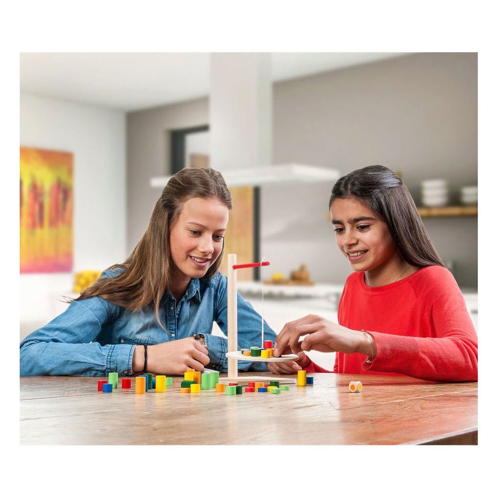 Longfield games Balance game with wooden scales