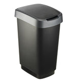 Rotho twist waste bin 25l black