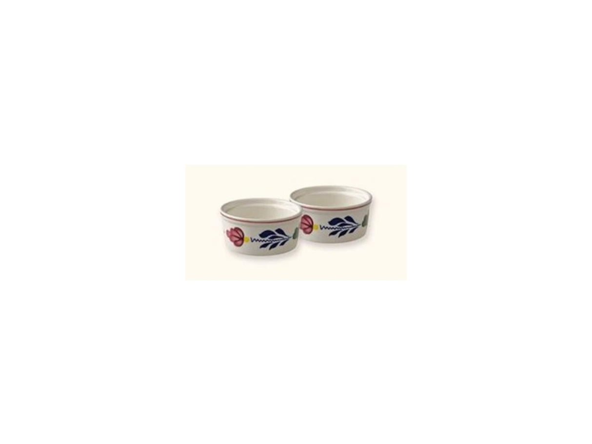 Boerenbont ramekin 9,5cm set 2 schaaltje
