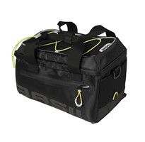 Basil Miles Trunkbag - bolsa de negócios esportiva de bagagem preta para fundos esportivos - 7L - limão preto