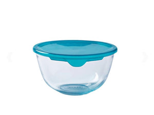 Pyrex røreskål med låg 500ml ø14cm