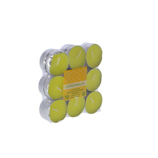 Tealights Citronella 4 hours 18 pieces