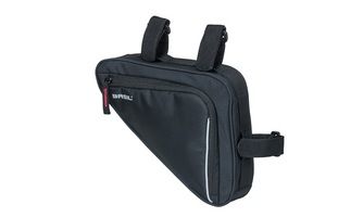 Basilsportdesign Frametas M - Sort cykelpose - 1,7L - Vand -Repellent - Velcro montering