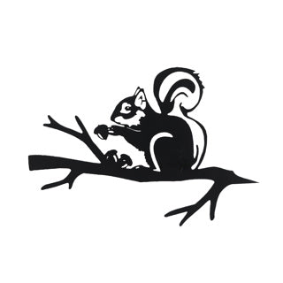 Boosteker Squirrel Black Metal 33x0.05x22 cm