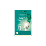 Solarlamp Garden Stapel Edelstahlglaskugel Transparent