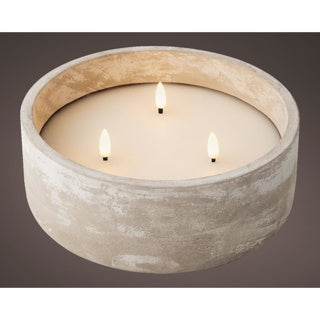 Beton świecy LED na zewnątrz zjeżdżalnia 20 cm x wysokość 8 cm