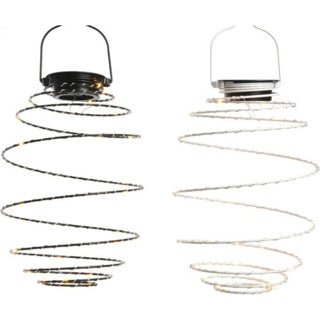 Solhenger lampe jerntråd 2 assorti farge 16 cm diameter