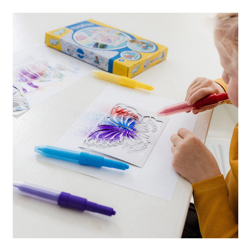 Totum making wind paintings