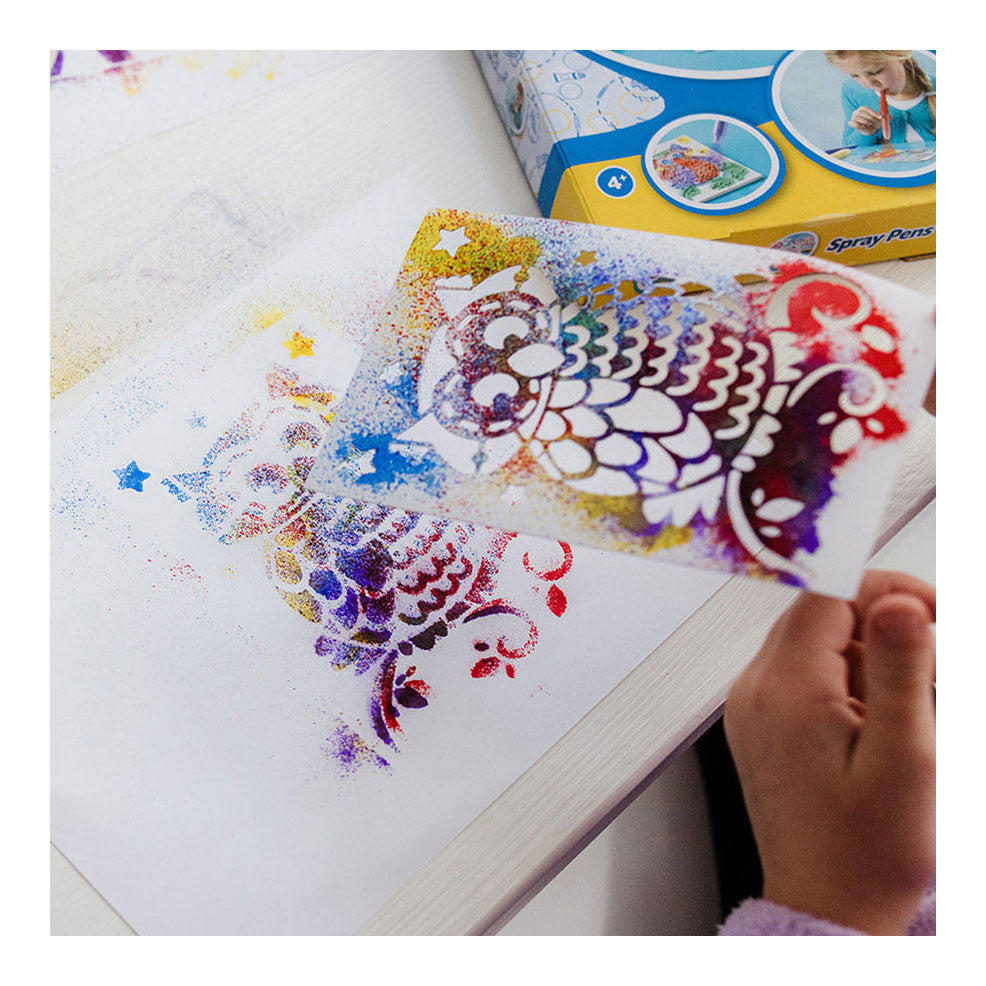 Totum making wind paintings