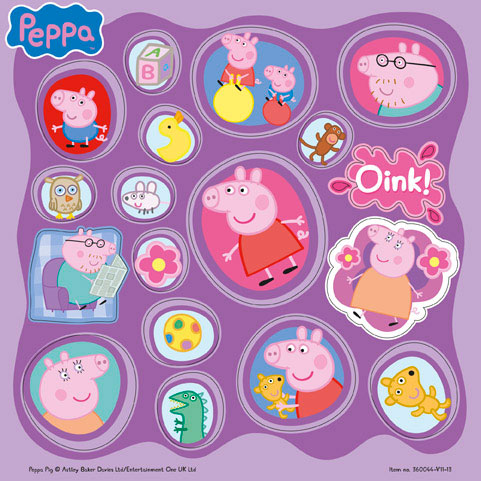 Poppa Schwäin Sticker Set
