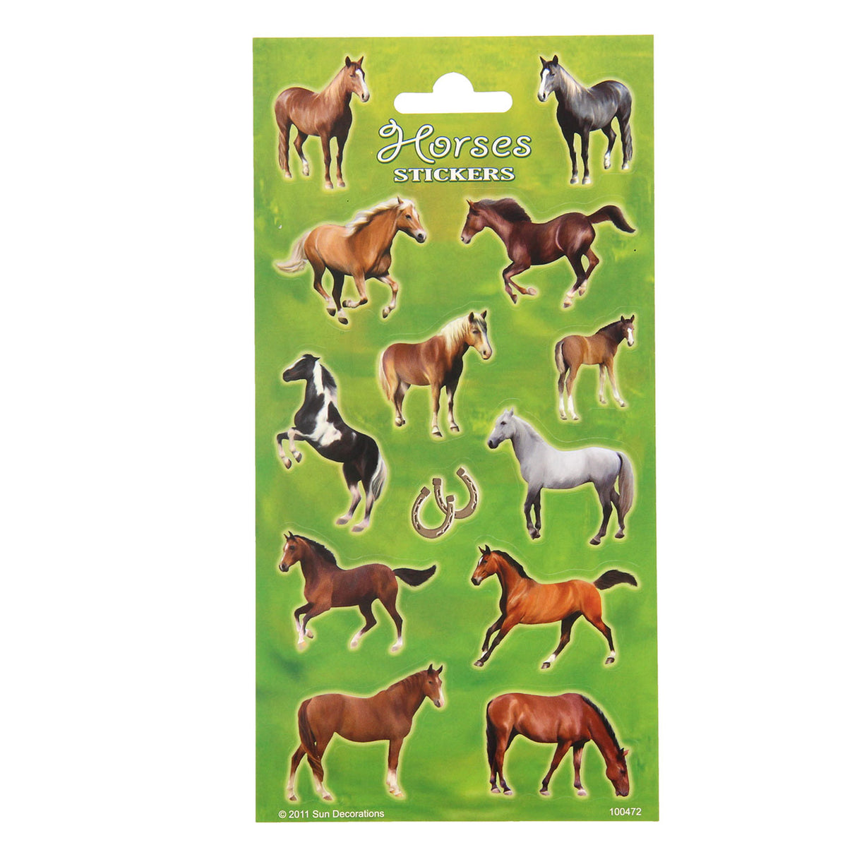 Totum sticker sheet horses