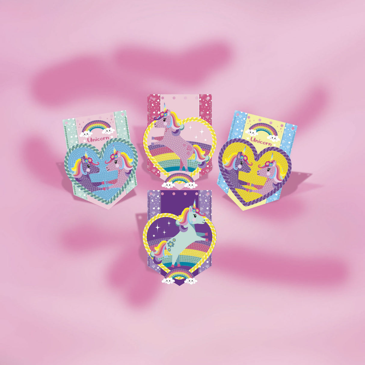 Totum Unicorn - Okrasite svojo linijo zastave z diamanti