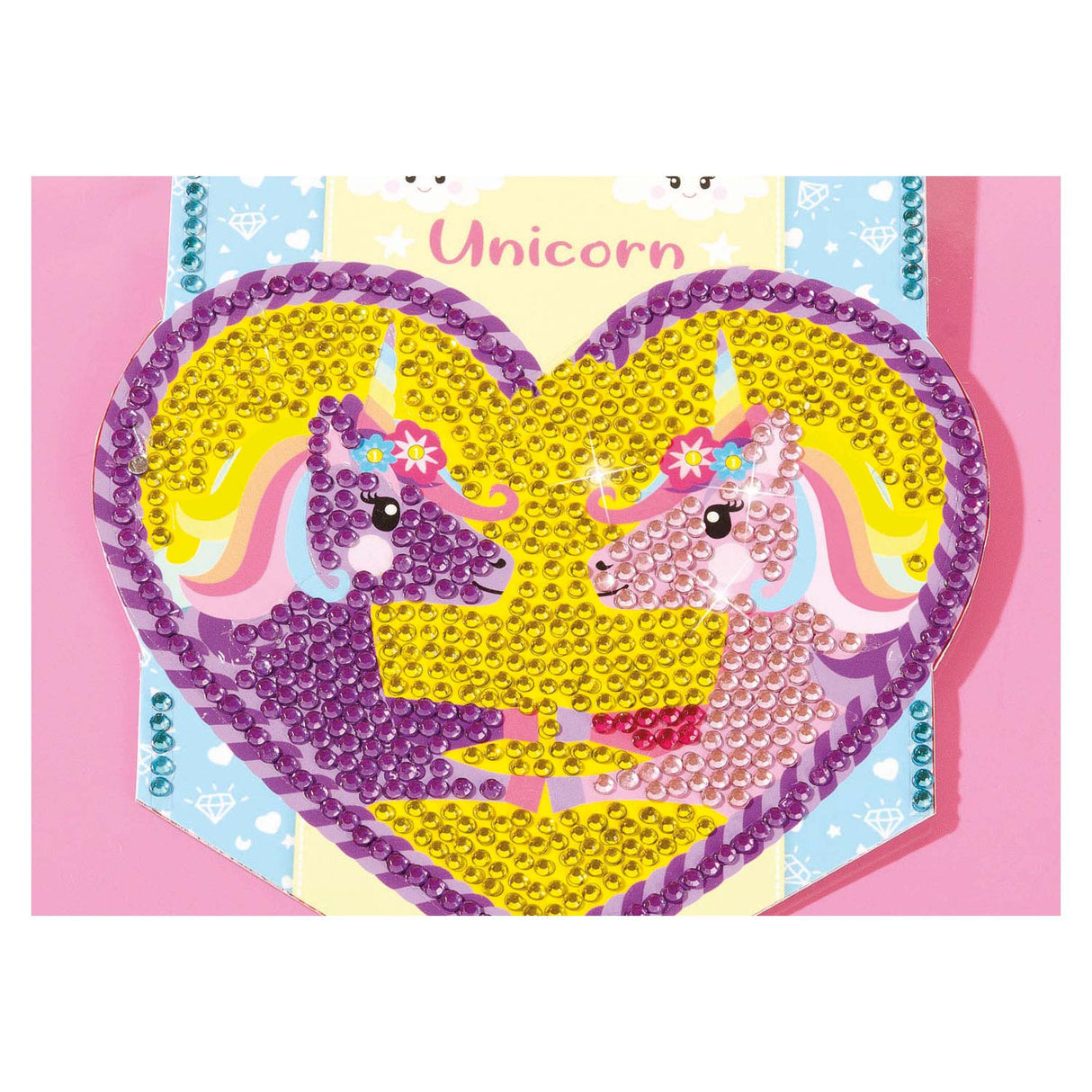 Totum Unicorn - Okrasite svojo linijo zastave z diamanti