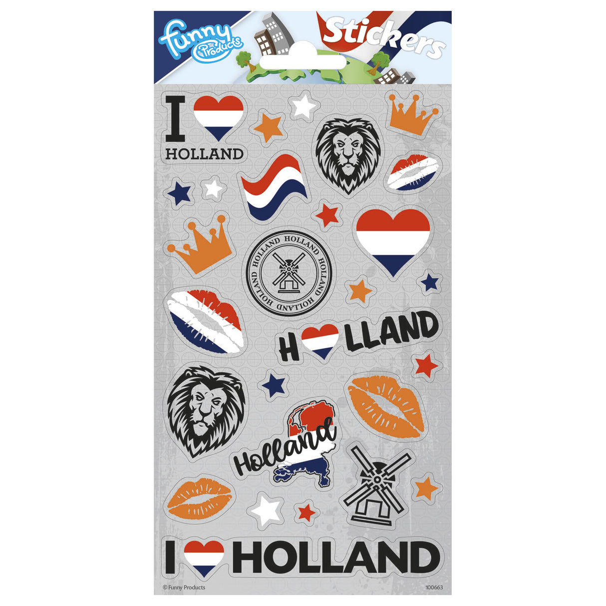 Totum sticker sheet Holland